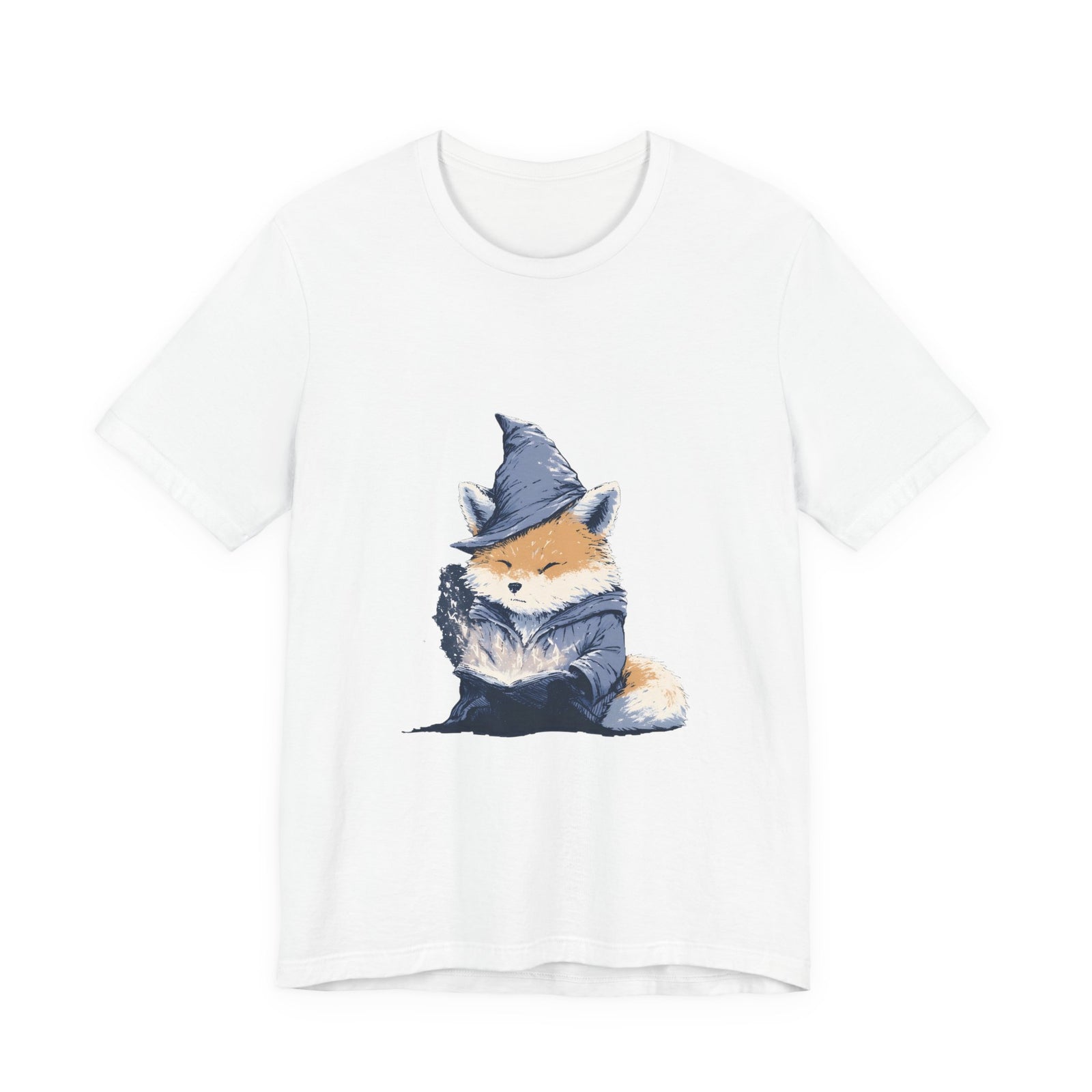Mystic Fox Wizard Unisex T-Shirt – Fantasy Graphic Tee