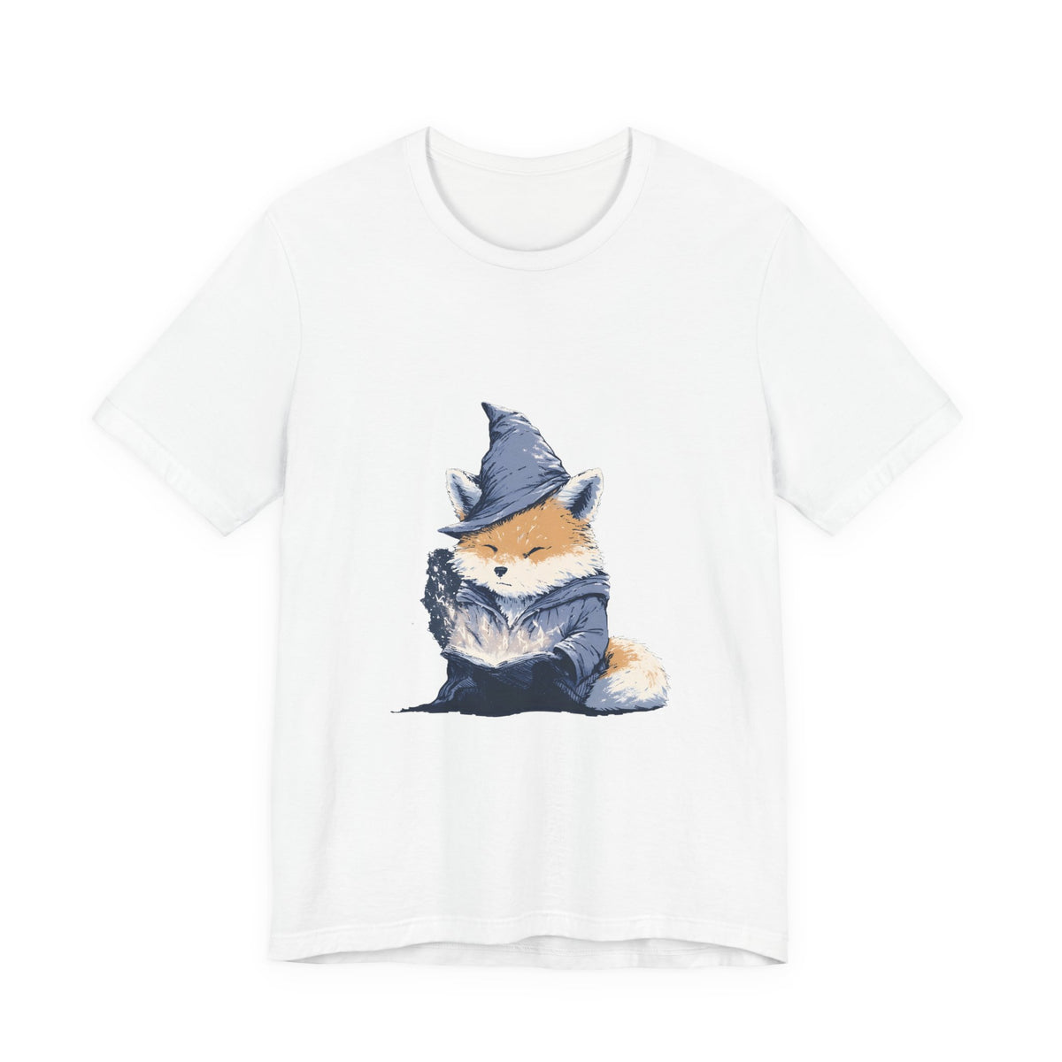 Mystic Fox Wizard Unisex T-Shirt – Fantasy Graphic Tee