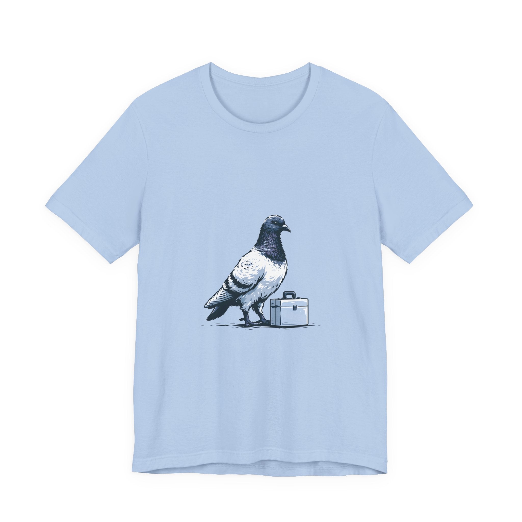 Business Pigeon Unisex T-Shirt – Funny Travel Bird Graphic Tee