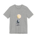 Moon Thief Raccoon Unisex T-Shirt – Whimsical Graphic Tee