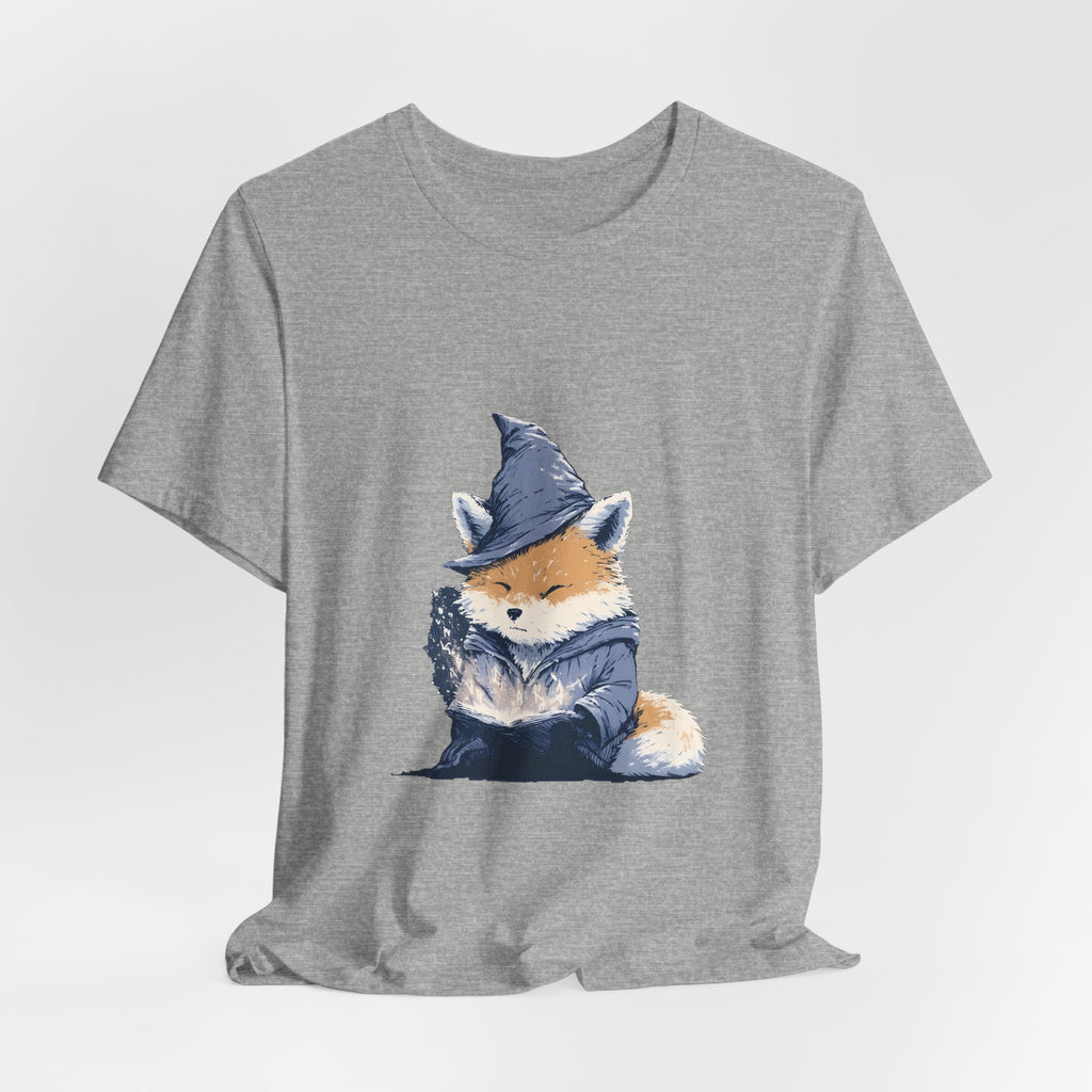 Mystic Fox Wizard Unisex T-Shirt – Fantasy Graphic Tee