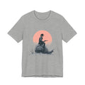 Cowboy Skeleton Snail Rider Unisex T-Shirt – Weird West Graphic Tee