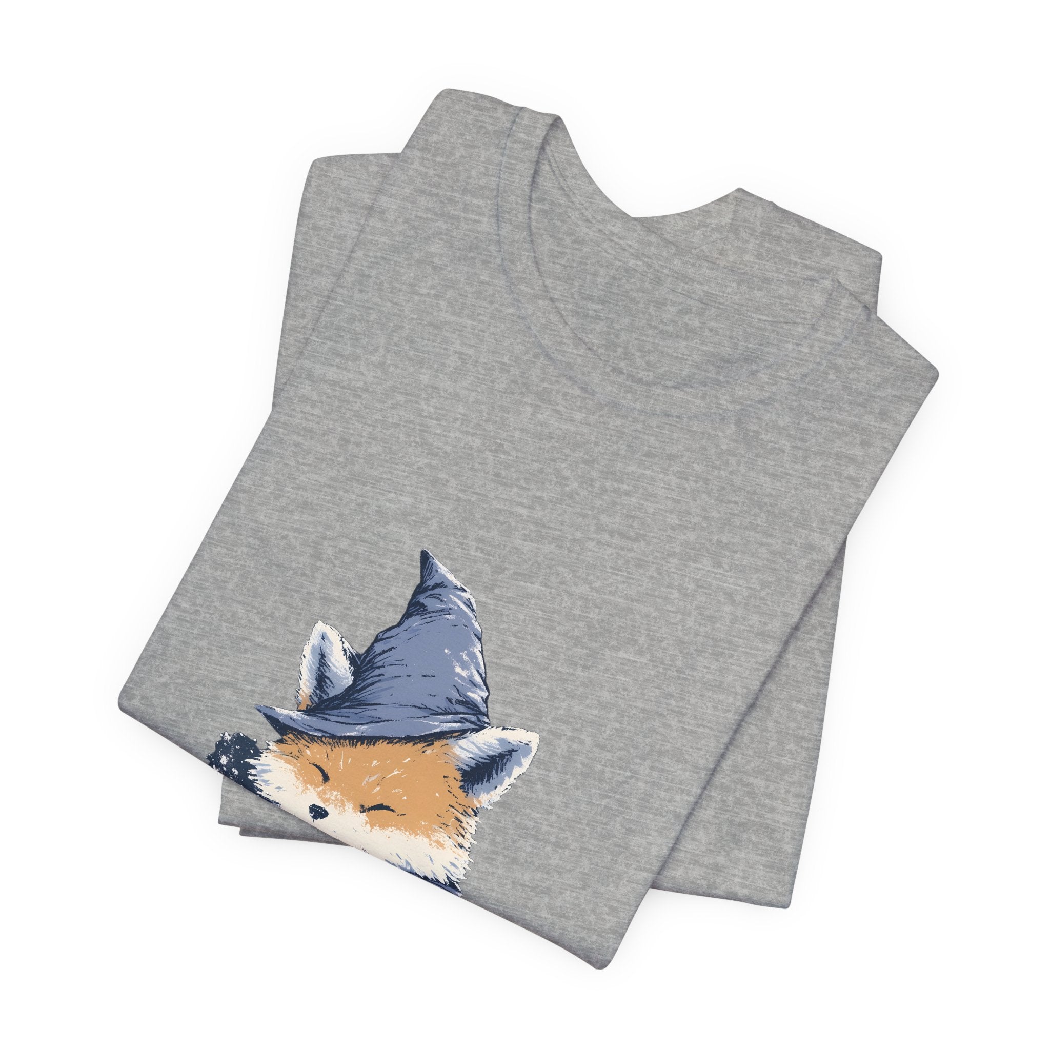 Mystic Fox Wizard Unisex T-Shirt – Fantasy Graphic Tee