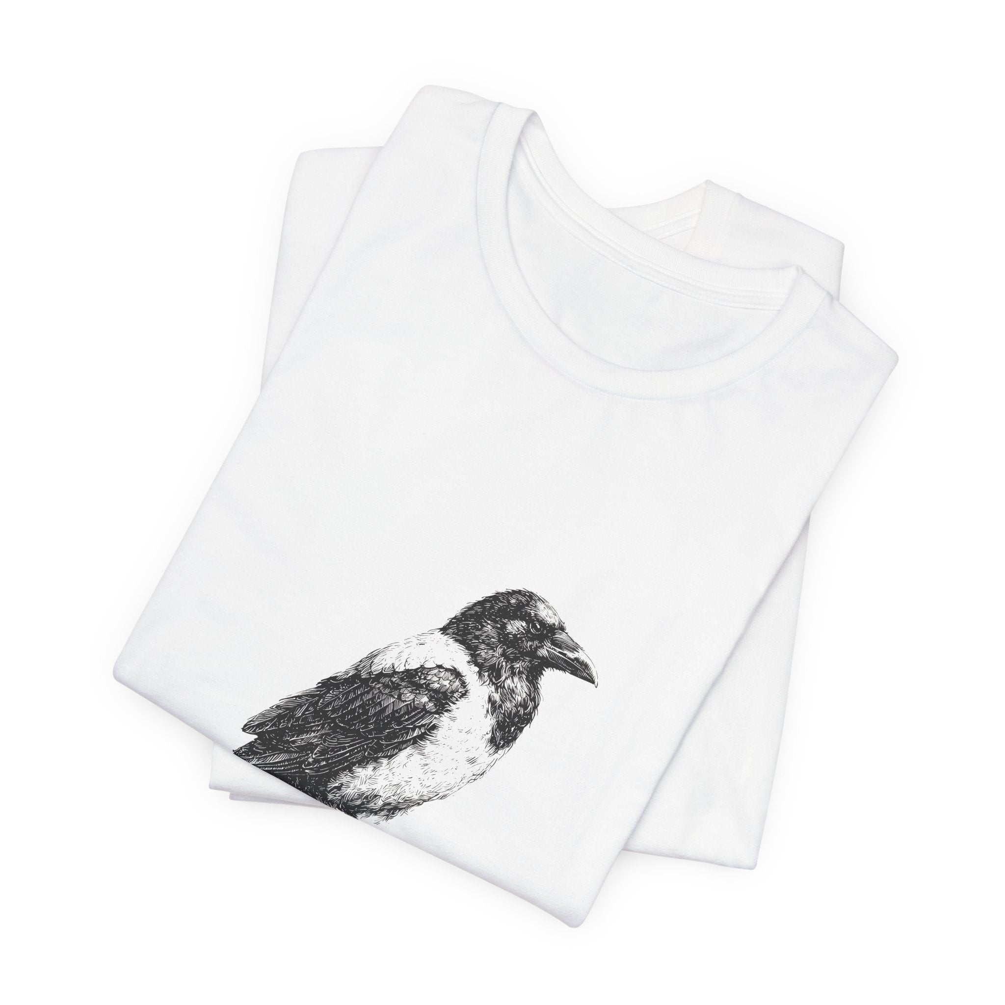 Raven Key Unisex T-Shirt – Gothic Bird Graphic Tee