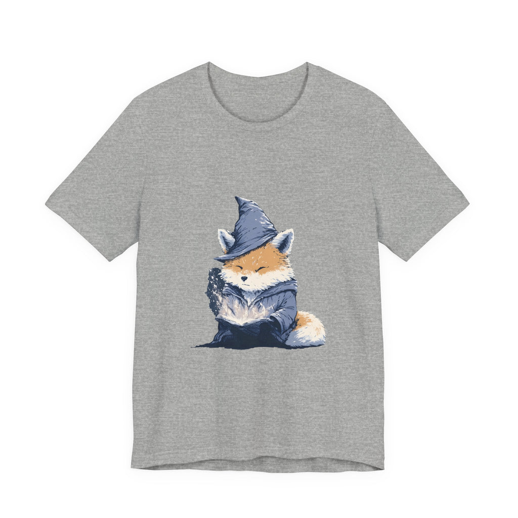 Mystic Fox Wizard Unisex T-Shirt – Fantasy Graphic Tee