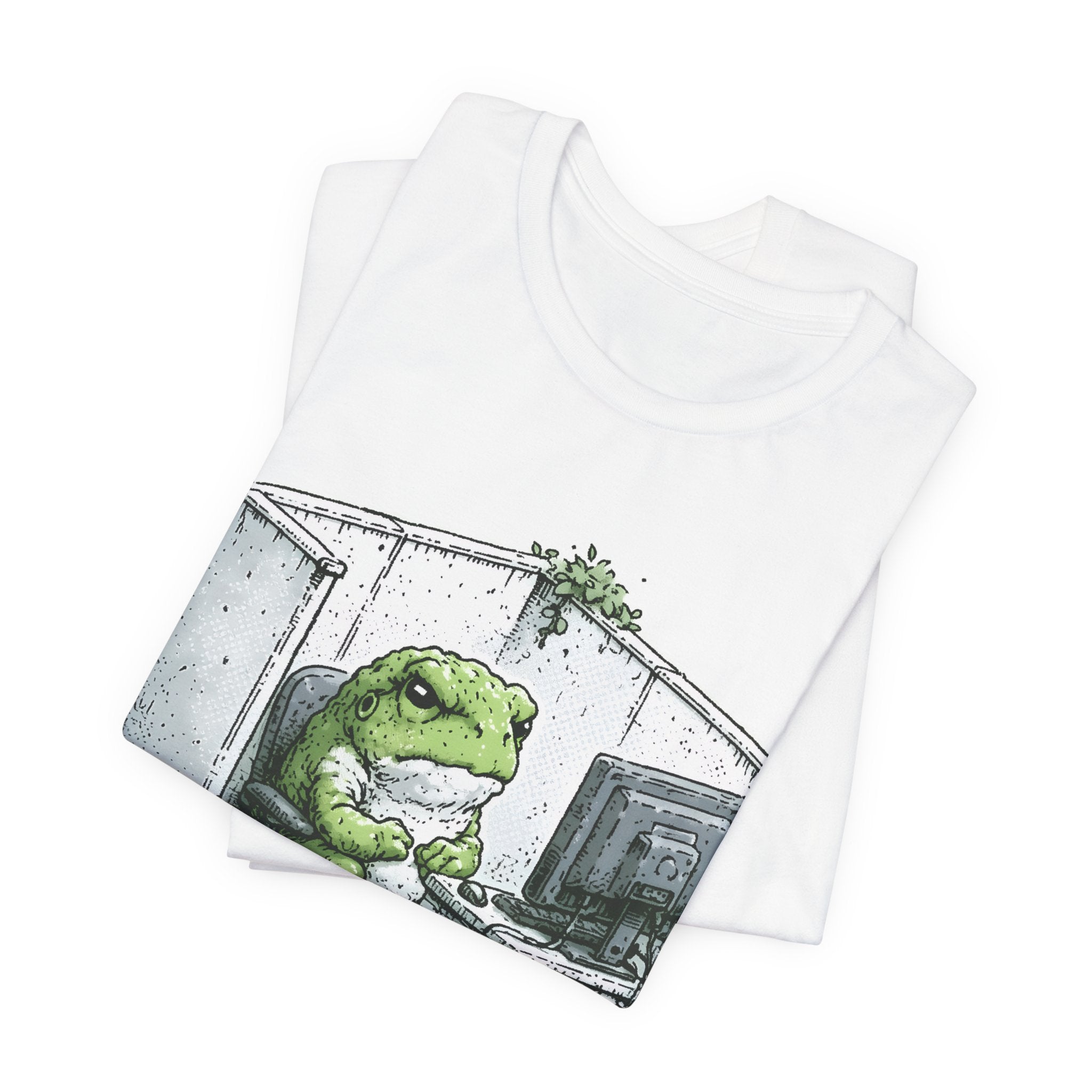 Office Frog Unisex T-Shirt – Funny Work Graphic Tee