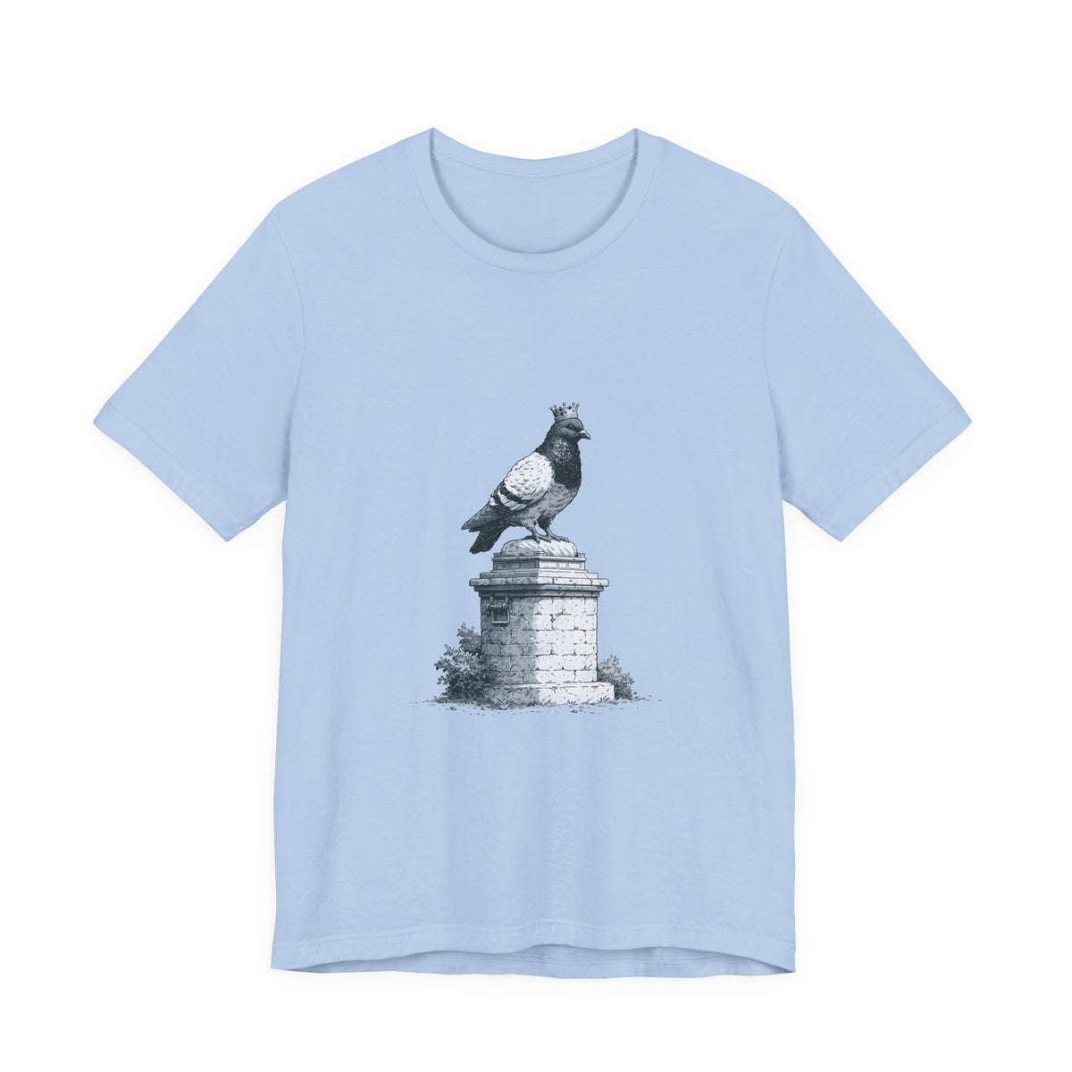 Royal Pigeon Unisex T-Shirt – Regal Bird Graphic Tee