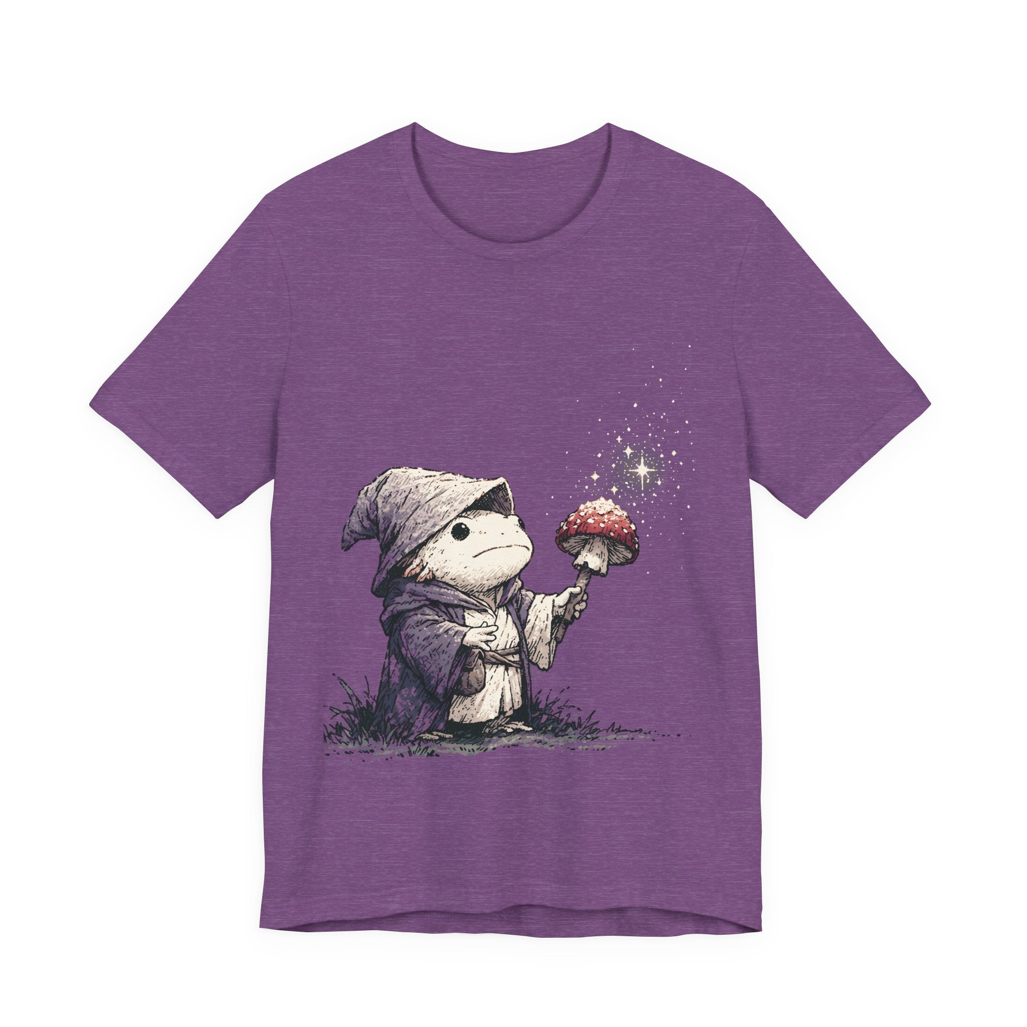Frog Wizard Mushroom Unisex T-Shirt – Fantasy Magic Graphic Tee