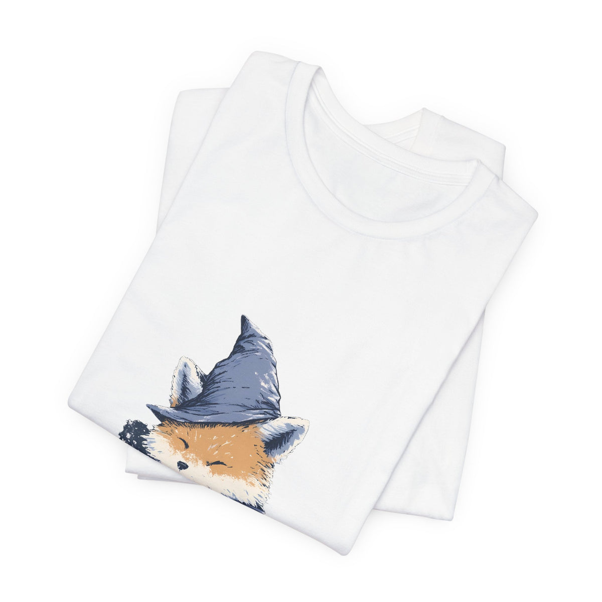 Mystic Fox Wizard Unisex T-Shirt – Fantasy Graphic Tee