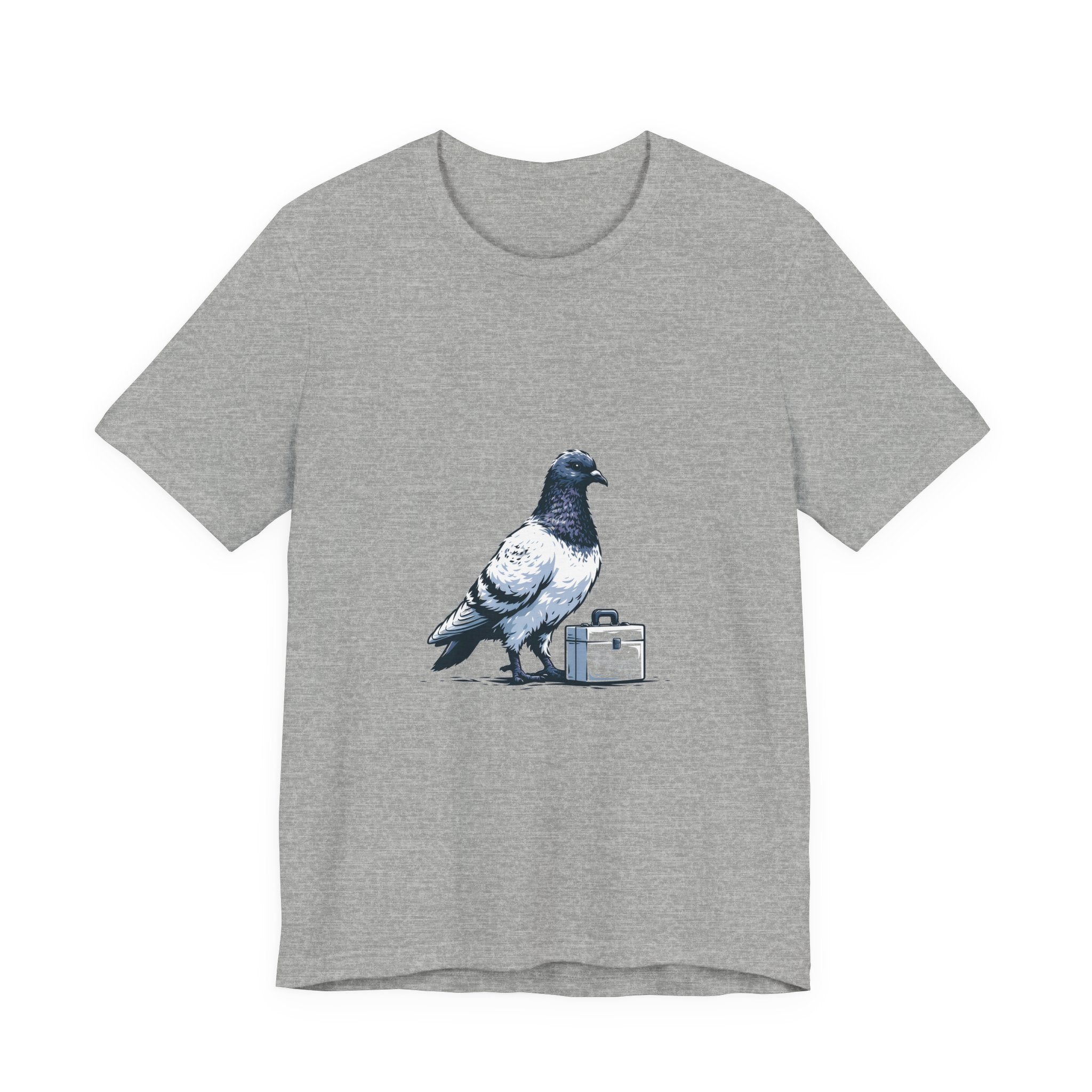 Business Pigeon Unisex T-Shirt – Funny Travel Bird Graphic Tee