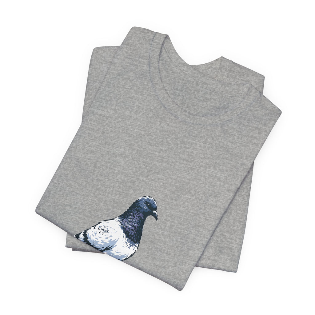 Business Pigeon Unisex T-Shirt – Funny Travel Bird Graphic Tee