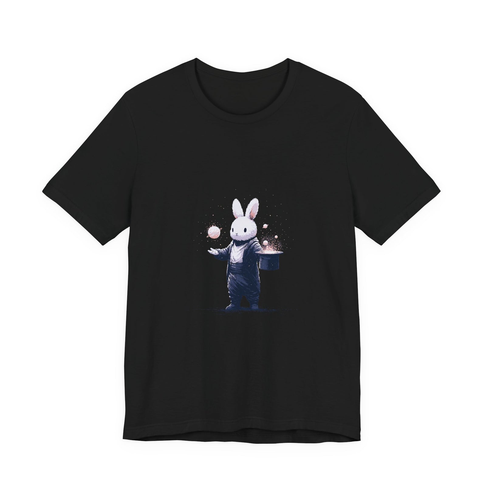 Rabbit Magician Unisex T-Shirt – Magic Show Graphic Tee