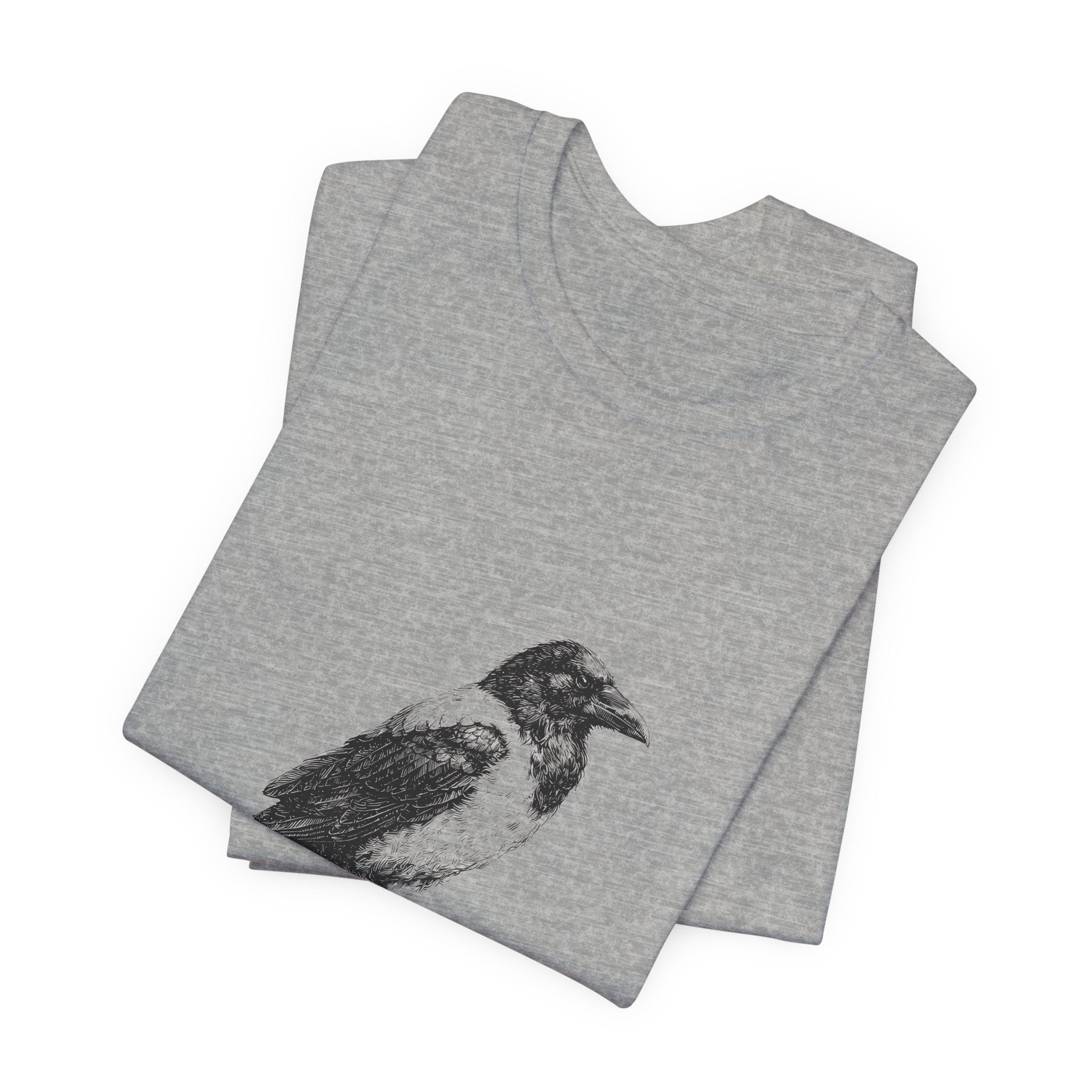 Raven Key Unisex T-Shirt – Gothic Bird Graphic Tee