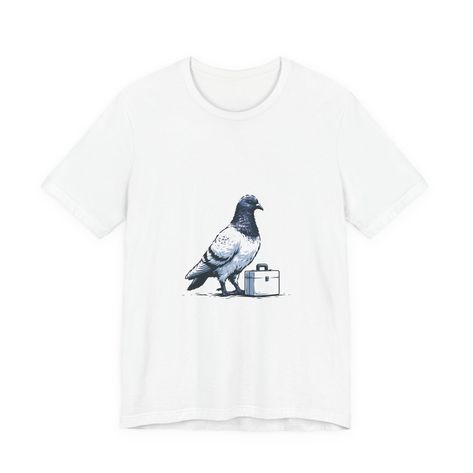 Business Pigeon Unisex T-Shirt – Funny Travel Bird Graphic Tee