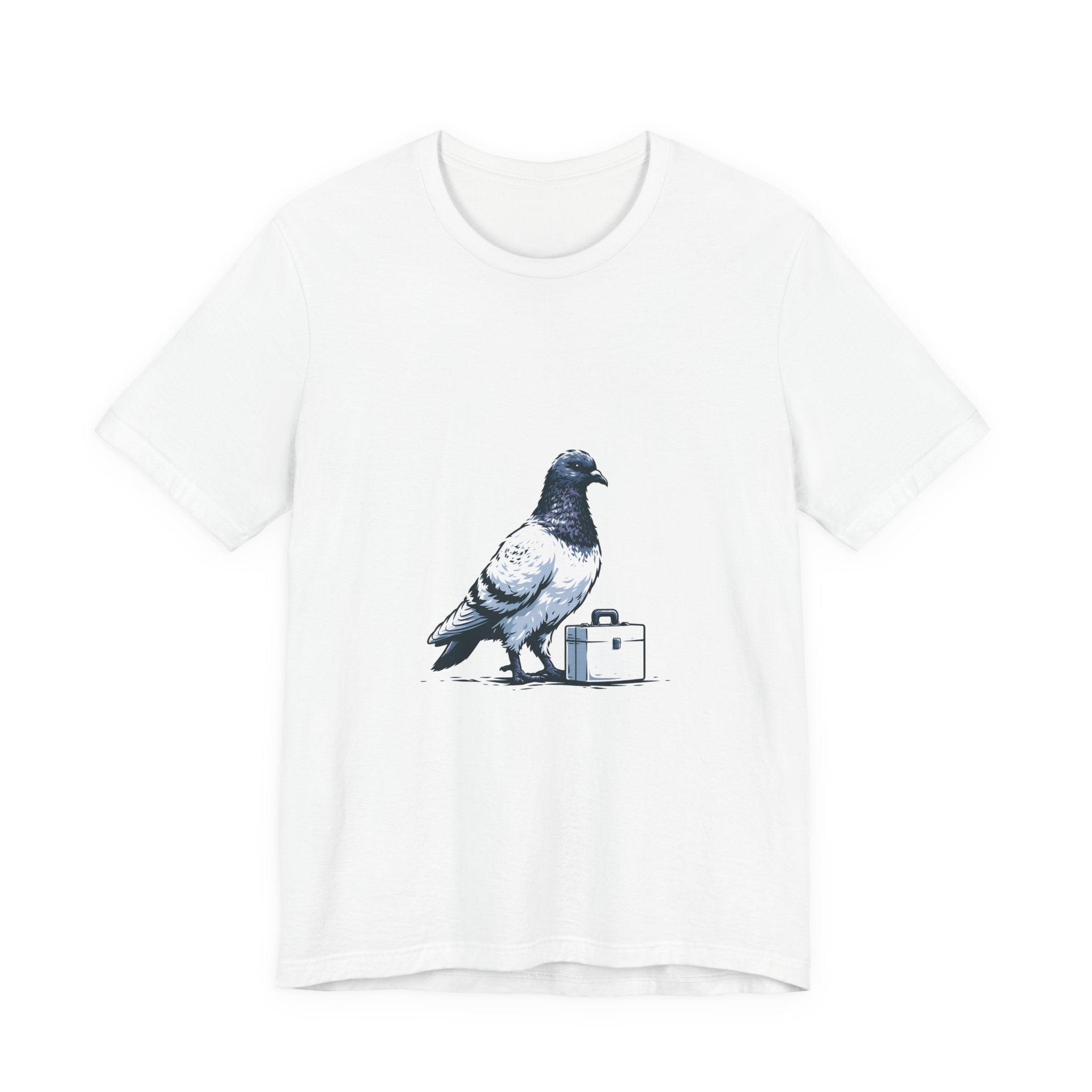Business Pigeon Unisex T-Shirt – Funny Travel Bird Graphic Tee