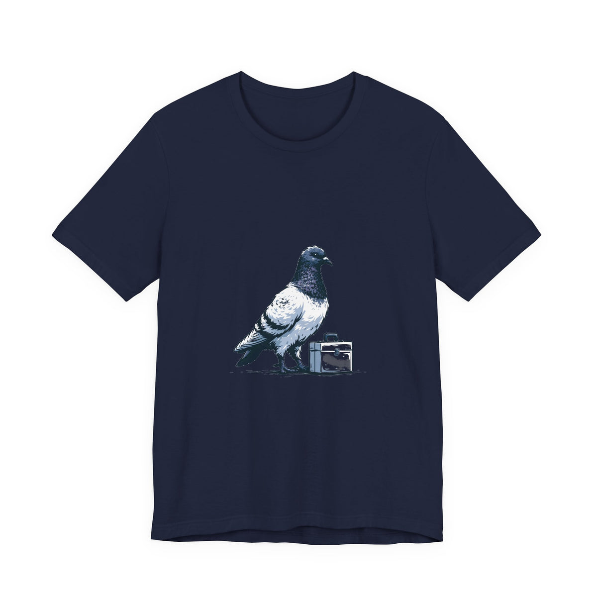 Business Pigeon Unisex T-Shirt – Funny Travel Bird Graphic Tee