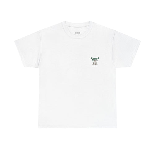 Cat Ghost Tee — "i'm evil now." Graphic T-Shirt