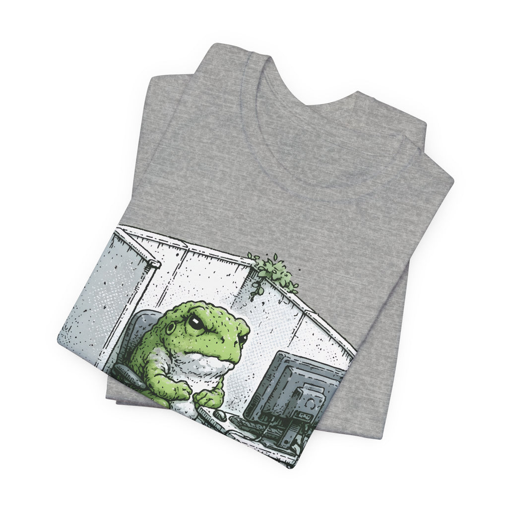 Office Frog Unisex T-Shirt – Funny Work Graphic Tee