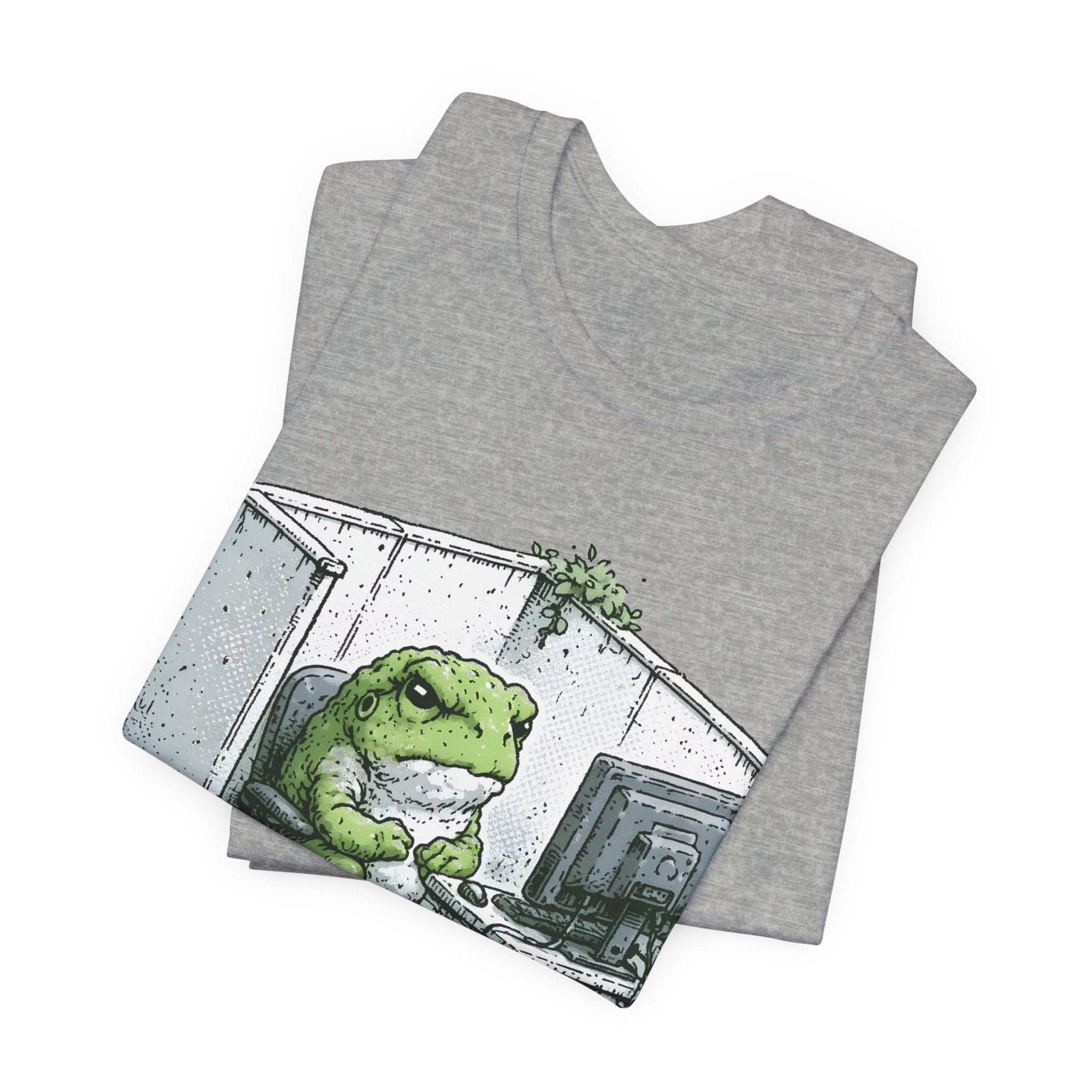 Office Frog Unisex T-Shirt – Funny Work Graphic Tee